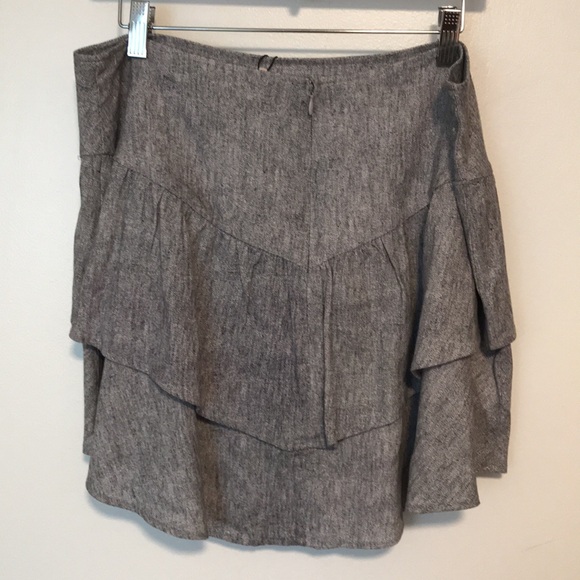 NEW BCBG Generation Tiered Mini Skirt. Large - Picture 5 of 7